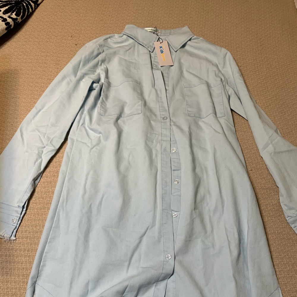 Button down shirt dress